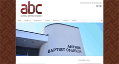 Desktop Screenshot of antrimbaptistchurch.org