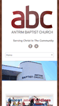 Mobile Screenshot of antrimbaptistchurch.org